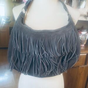 Minnetonka grey Leather Bag